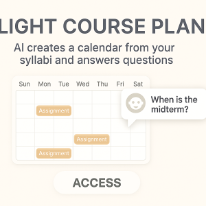 Light Course Plan